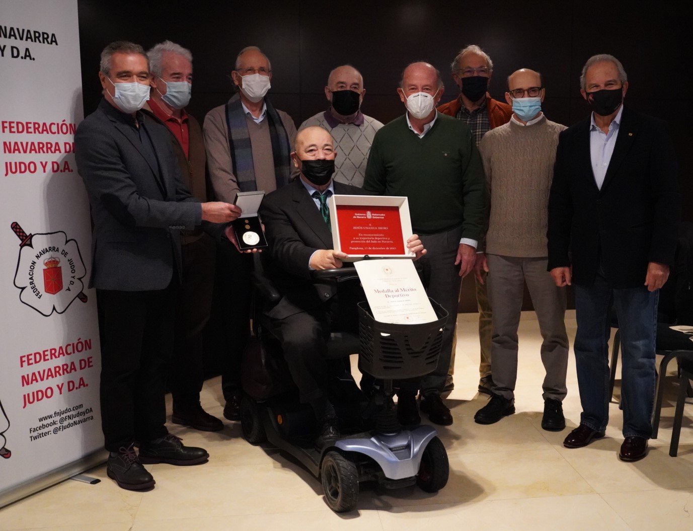 JESUS UNANUA, MEDALLA DE ORO AL MERITO DEPORTIVO DE LA RFEJYDA 2021